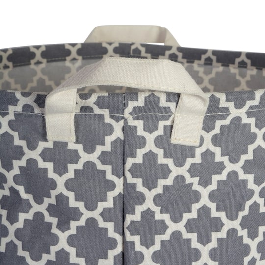 DII® Gray Lattice Laundry Bins